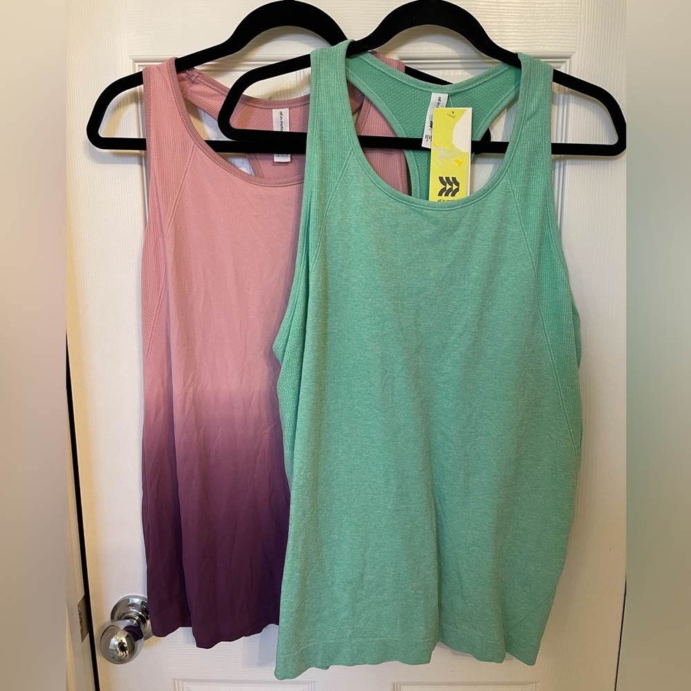 Lot of 2 All in Motion tank tops XXL NWT